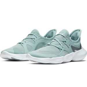 NEW Nike Free RN 5.0 Running Shoe Women's 9.5 Ocean Cube Cool Grey AQ1316-302